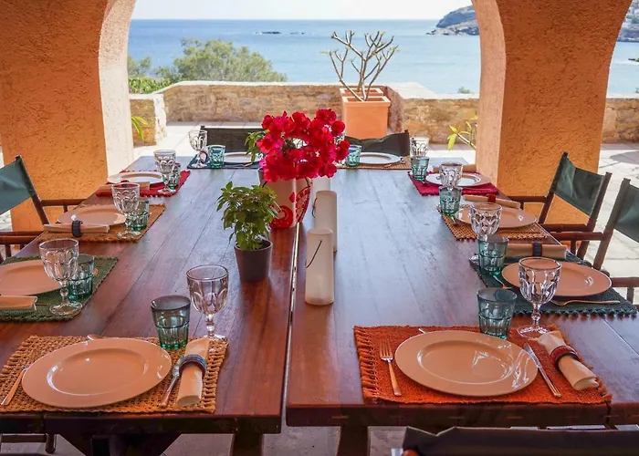 Exquisite Beachfront Mansion Villa Ermoupoli